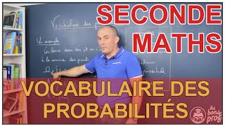 Vocabulaire des probabilités  Maths seconde  Les Bons Profs [upl. by Brodeur910]