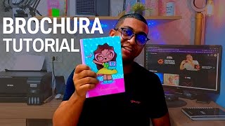 COMO FAZER CADERNO BROCHURA personalizado no canva I tutorial passo a passo [upl. by Yahc]