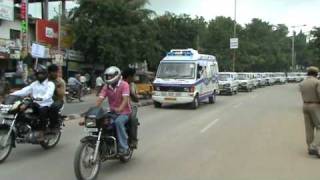 quotAMBULANCE AWARENESS RALLY 1st Time Worldwidequot at KarimnagarAP INDIA Courtesy IYSO Team INDIA [upl. by Shah]