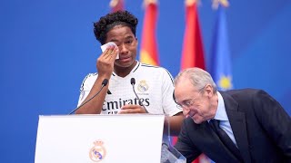 Endricks Emotional Real Madrid Debut [upl. by Flss]