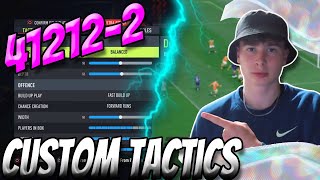 FIFA 22 UNBEATABLE 412122 TOTS CUSTOM TACTICS amp PLAYER INSTRUCTIONS  FUT 22 [upl. by Rengaw]