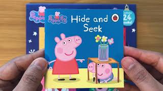 01 Hide and Seek Peppa Pig Christmas Advent Calendar 24 Books Read Aloud Book for Children [upl. by Targett]