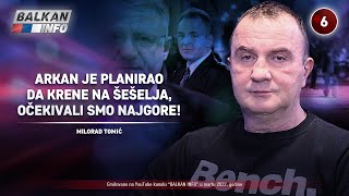 INTERVJU Milorad Tomić  Arkan je planirao da krene na Šešelja očekivali smo najgore 1432022 [upl. by Reivilo]