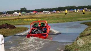 Extreme surfboat rowing in lifesaver relay Kurrawa Beach 2011 [upl. by Sundstrom]