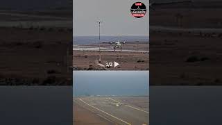 Extreme Crosswind Landing in Lanzarote Airport [upl. by Yrbua584]