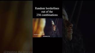 Random borderlines out of the 256 combinations [upl. by Asereht]