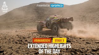 Extended highlights of Stage 3 presented by Aramco  Dakar2024 [upl. by Haral]