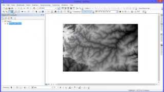 ArcGIS102 Criação de um Relevo Sombreado Shaded Relief [upl. by Syramad]