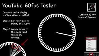 YouTube 60fps Tester [upl. by Wehtam]