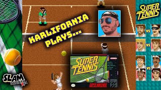 SUPER TENNIS IS AWESOME Super Tennis on SNES [upl. by Roderigo]