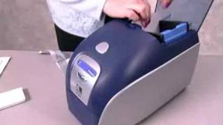 How to Clean Zebra p110i Card Printer [upl. by Klarika787]