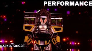 RoboBunny Sings quotShallowquot By Lady Gaga Bradley Cooper l Masked Singer UK l Season 3 [upl. by Enyrat]