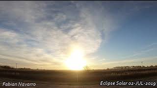 Eclipse Solar 2019  Coronel Baigorria  Córdoba  Argentina [upl. by Paco546]