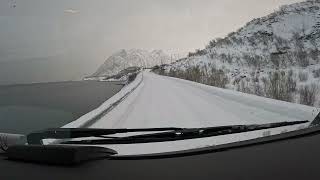 Norway Trough My Truck Windscreen Early Morning Winter [upl. by Uehttam]