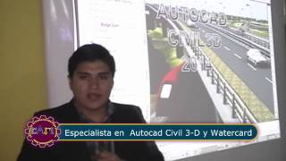 CAPI  AUTOCAD CIVIL 3D Y WATERCAD [upl. by Anear]