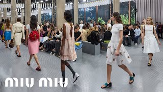 Miu Miu SS25 Fashion Show – Salt Looks Like Sugar  Paris Fashion Week 2024 [upl. by Akinek]