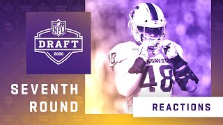 Instant Analysis to Minnesota Vikings Selections in Round 7 of the 2020 NFL Draft [upl. by Ylimme250]