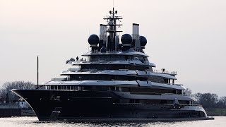 LUMiNANCE yacht  maiden voyage of brand new LURSSEN superyacht under flag of the new owner  4K [upl. by Panthia578]