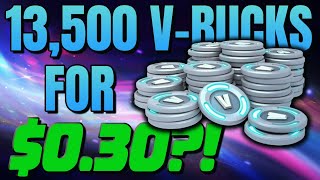 You Could Get 13500 VBucks For 030 ONLY Fortnite MESSED UP [upl. by Martica]