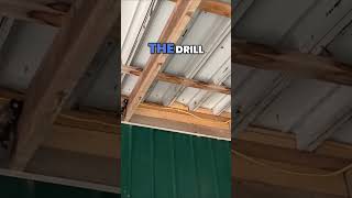 Installing a Mini Split Air Conditioner in Colombia in 15 seconds construction diy tinyhouse [upl. by Ellicul637]