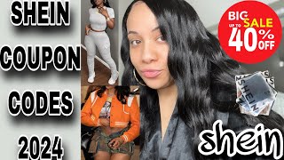 SHEIN COUPON CODES 2024 40 OFF 199  20  OFF 49  FREE SHIPPING CODE SHEIN DISCOUNT CODES [upl. by Lobell]