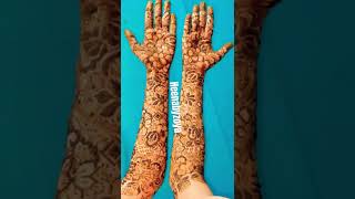 Bridal design ✨mehndidesign youtubeshorts art bridalmehndi youtubeshort bridalmehndi [upl. by Bremble]