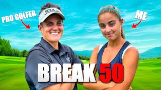 Can I Break 50 With Pro Golfer [upl. by Winslow908]