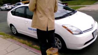 LADOT LA Parking Enforcement Parked Illegally Ticket Issued [upl. by Kunin910]