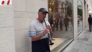 ★ Lubomir Bulgaria Clarinet Vienna Street Performers by RussianAustria Full HD [upl. by Brubaker]