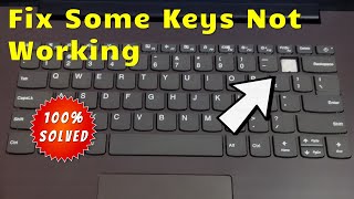 Some Keys Not Working on Laptop Keyboard Fix  Some Keyboard Keys Not Working [upl. by Eyram516]