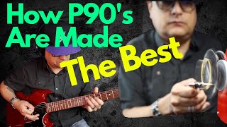 How The Best P90 Guitar Pickups Are Made [upl. by Ttezil]