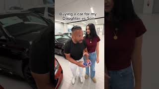 BUYING A CAR FOR MY DAUGHTER VS SON 😂 [upl. by Ranger]