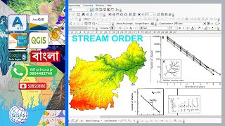 Stream Order from Digital Elevation Model DEM using ArcGIS  Stream Order in ArcGIS  Stream Order [upl. by Alamat]