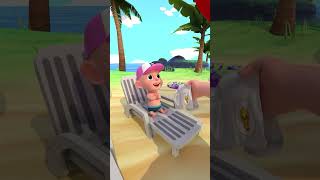 Swim Safety Song  Beach Song  Nursery Rhymes amp Kids Songs shorts nurseryrhymes [upl. by Melac]