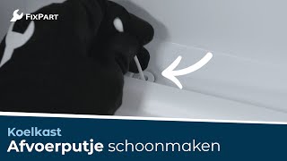 Hoe maak ik het afvoerputje van mijn koelkast schoon  FixPart [upl. by Nonnahc]