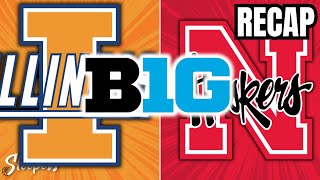 Illinois vs Nebraska Game Recap  Big Ten Tournament [upl. by Anglo]