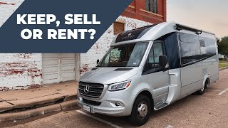 SELL KEEP OR RENT our Leisure Travel Van Time to decide [upl. by Smaoht636]