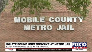 MCSO Inmate dies at Mobile County Metro Jail [upl. by Niarda]