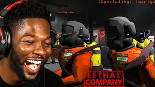 RDC FIRST TIME PLAYING LETHAL COMPANY [upl. by Nrehtac]