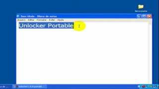 Como usar o Unlocker Portable [upl. by Ainesy791]