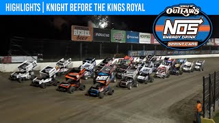 World of Outlaws NOS Energy Drink Sprint Cars  Eldora Speedway  July 19 2024  HIGHLIGHTS [upl. by Eimia]