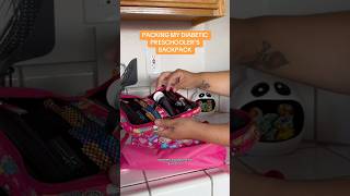 PACKING MY PRESCHOOLERS BACKPACK T1D DIABETIC [upl. by Saticilef317]