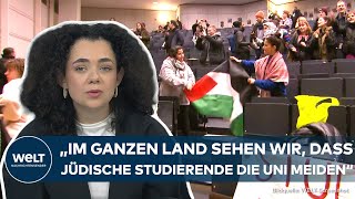 TU BERLIN Antisemitismus  „Frau Rauch ist leider nicht geeignet weiterhin Präsidentin zu sein“ [upl. by Ariahaj]