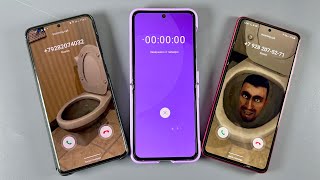 Skibidi Toilet Incoming Call amp Alarm Clock Samsung Z Flip 5 vs Note 10 vs S20 Skibidi Toilet Alarm [upl. by Malanie187]