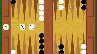 How To Play  Backgammon  The Basics  A Sample Game [upl. by Rephotsirhc]