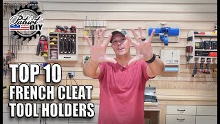 Top 10 French Cleat Tool Holders  Shop Organization [upl. by Lellih882]