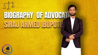 Biography of advocate Siraj Ahmed Ibupoto [upl. by Hillery]