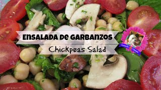 Ensalada de garbanzos VegetarianaChickpeas Salad Vegetarian I Lorentix [upl. by Thibaud602]