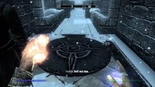 Skyrim How to join the College of Winterhold HD spoilers [upl. by Whitebook162]