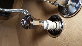 How to replace Shutoff valve on CPVC pipe Замена крана на пвх трубе [upl. by Phox]